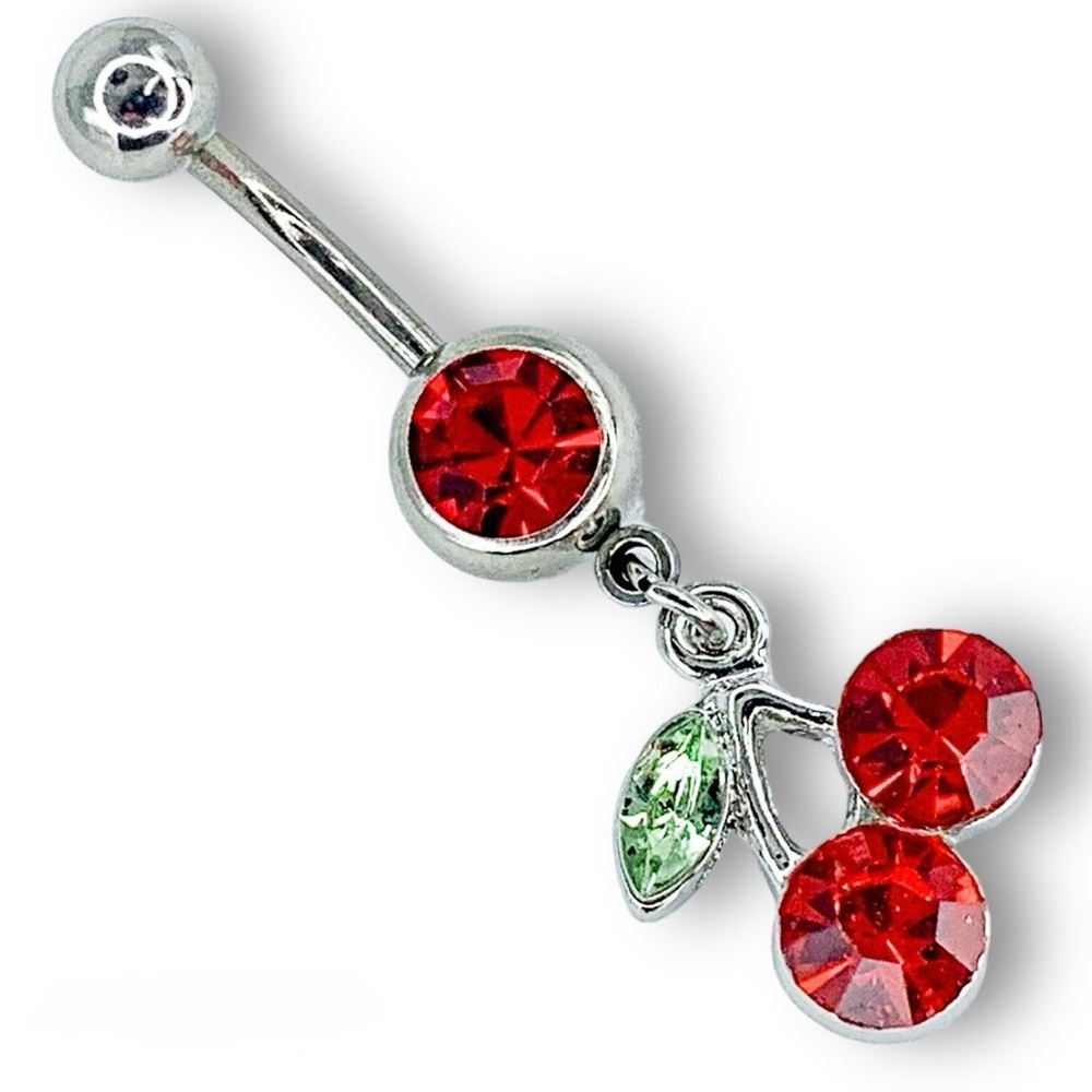 Cherry belly button ring 🍒